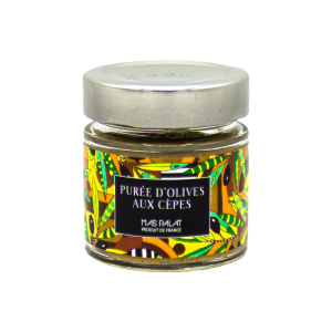Purée d'olives aux cèpes
