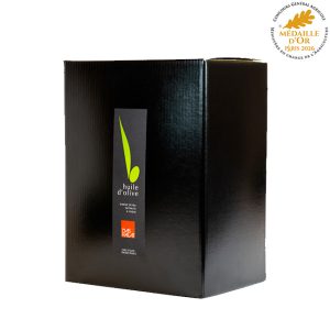 Huile d'olive extra vierge en bidon de 5L avec médaille d'or