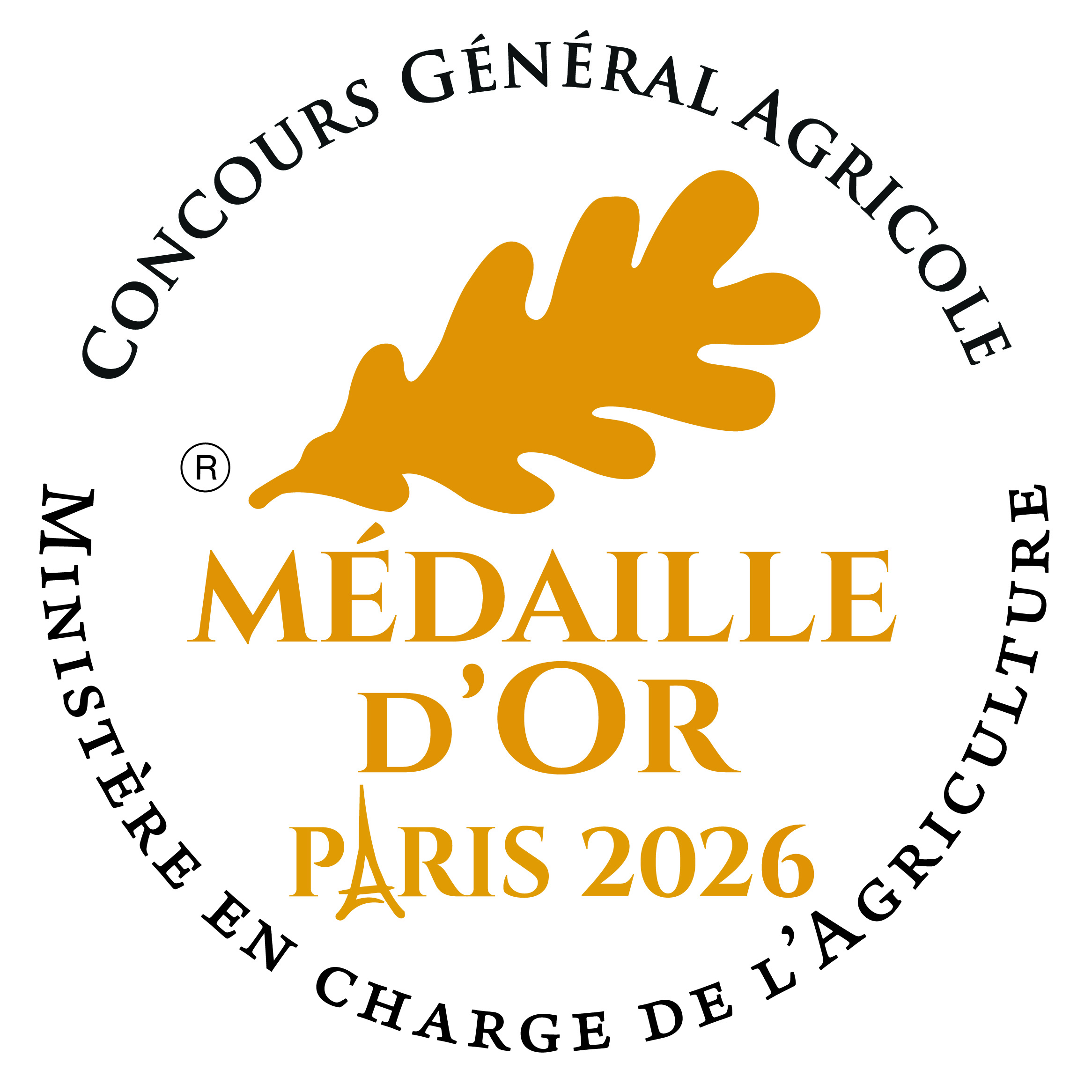 Médaille d'or 2026 du concours général agricole